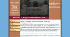 Desktop Screenshot of kingswoodtownhomes.com